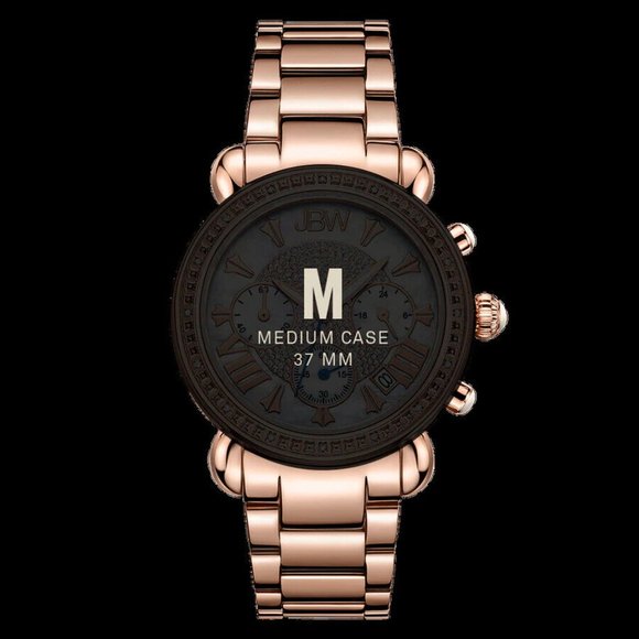 $1490 MSRP- JBW Women\'s Victory Three Sub-Dial Chronograph Diamond Watch main image 8
